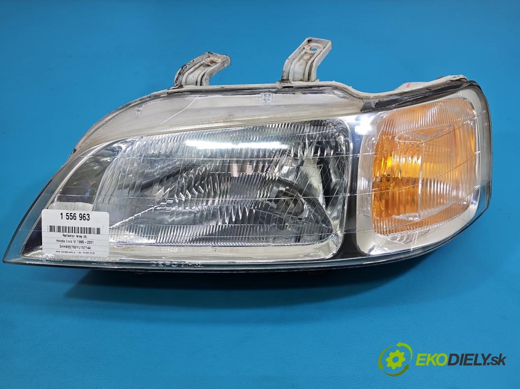 Honda Civic VI 1995-2001 1.4 16V 90 HP manual 66 kW 1396 cm3 5- Reflektor: ľavý  (Kľučka dverí ostatné)