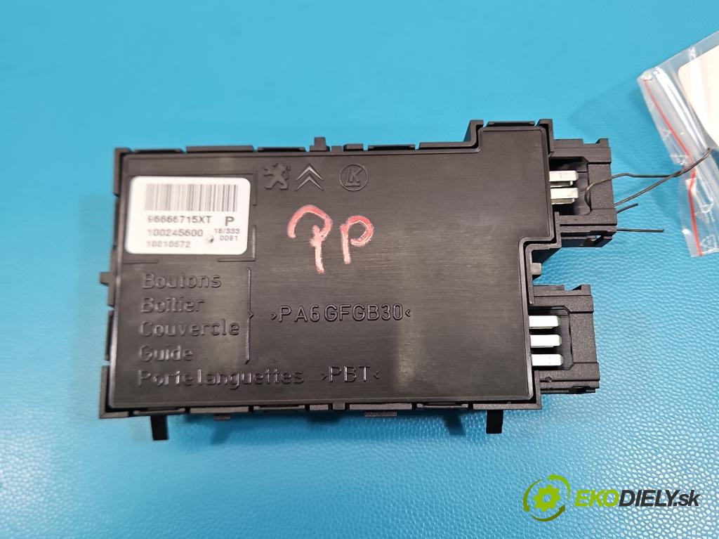 Peugeot 508 II 2018- 1.6 224hp automatic 165 kW 1598 cm3 5- prepínač ostatné 96666715XT