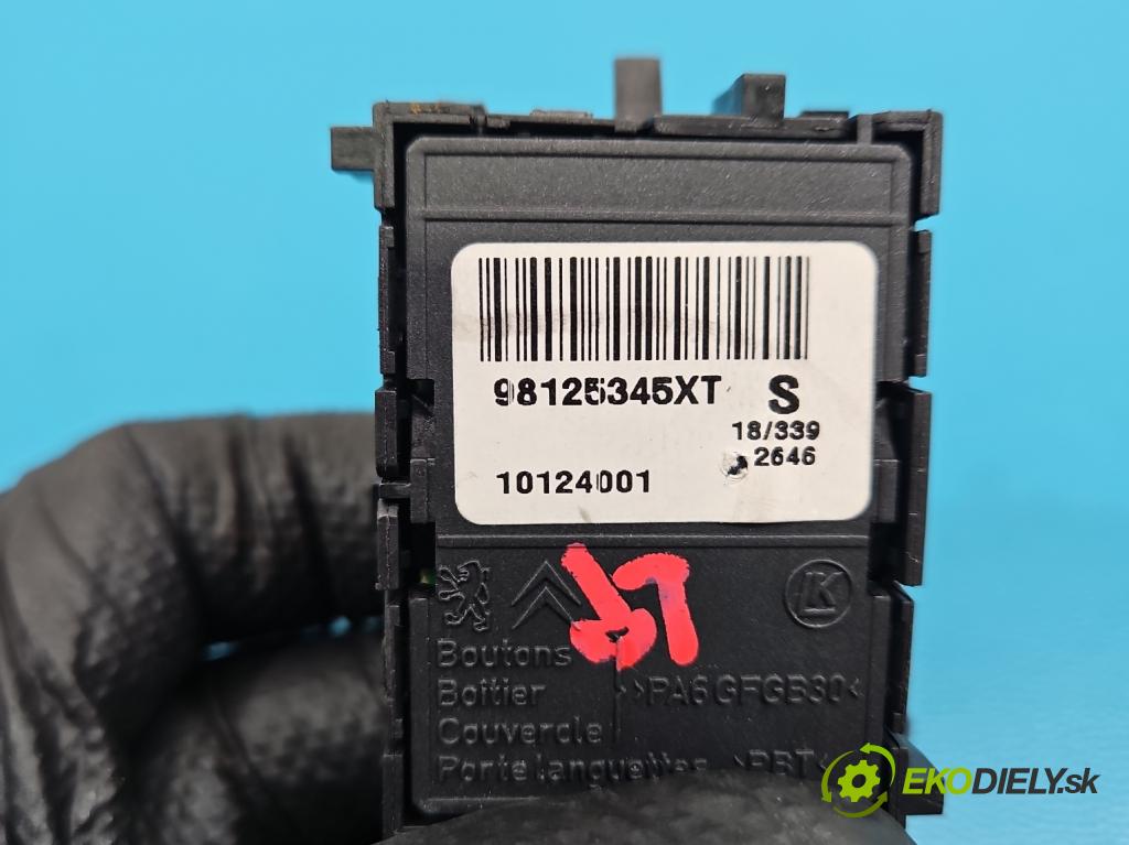 Peugeot 508 II 2018- 1.6 224 hp automatic 165 kW 1598 cm3 5- Přepínač 98125345XT