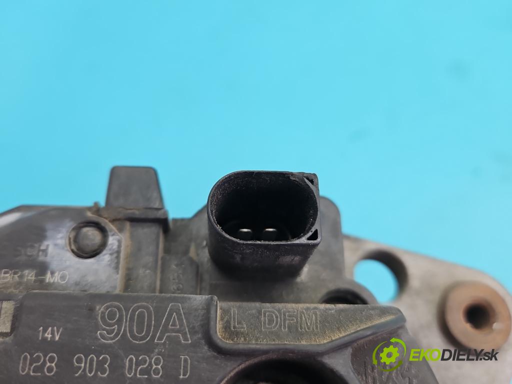 Vw Golf IV 1997-2003 1.4 16V 75 hp manual 55 kW 1390 cm3 5- Alternator 028903028D (Alternátor)