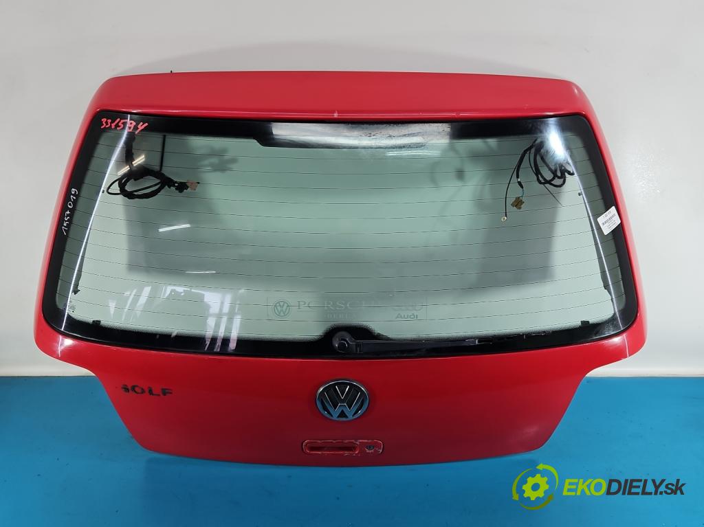 Vw Golf IV 1997-2003 1.4 16V 75 HP manual 55 kW 1390 cm3 5- zadna kufor  (Kapota zadná (kufor))