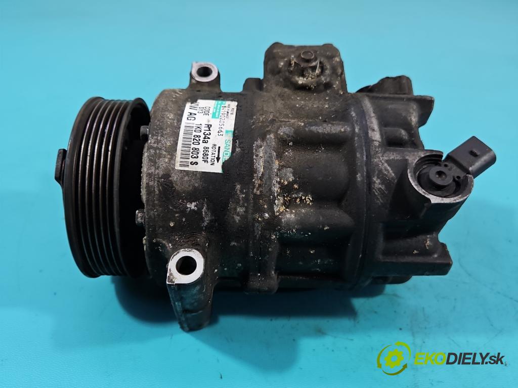 Vw Passat B6 2005-2010 2.0 tdi 170 HP automatic 125 kW 1968 cm3 4- Kompresor: klimatizácie 1K0820803S (Kompresor klimatizácie)