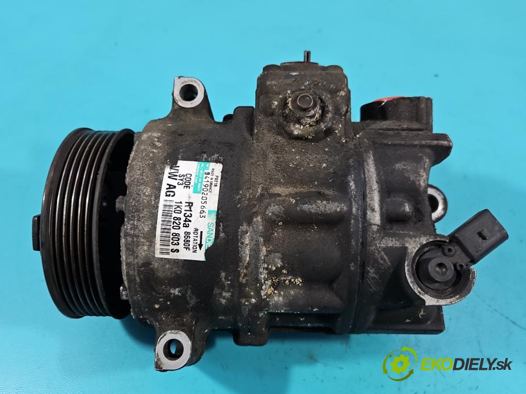 Vw Passat B6 2005-2010 2.0 tdi 170 HP automatic 125 kW 1968 cm3 4- Kompresor: klimatizácie 1K0820803S (Kompresor klimatizácie)