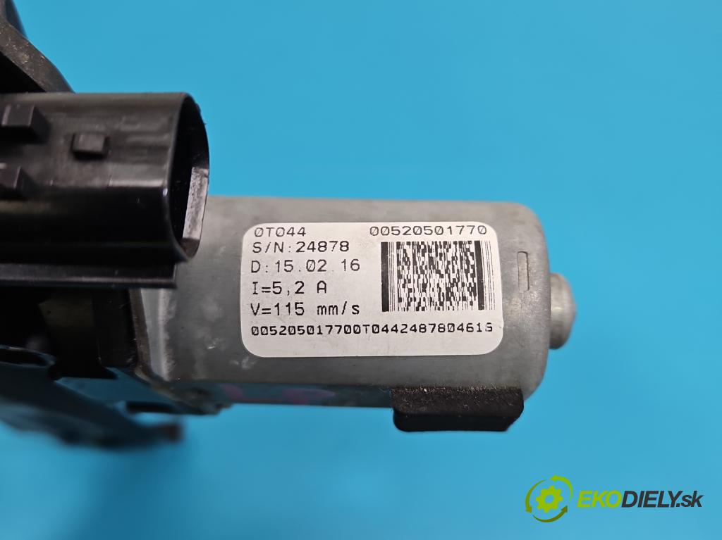 Fiat Tipo II 2015- 1.4 16V 95 hp manual 70 kW 1368 cm3 4- mechanismus stahování přední levý 00520501770