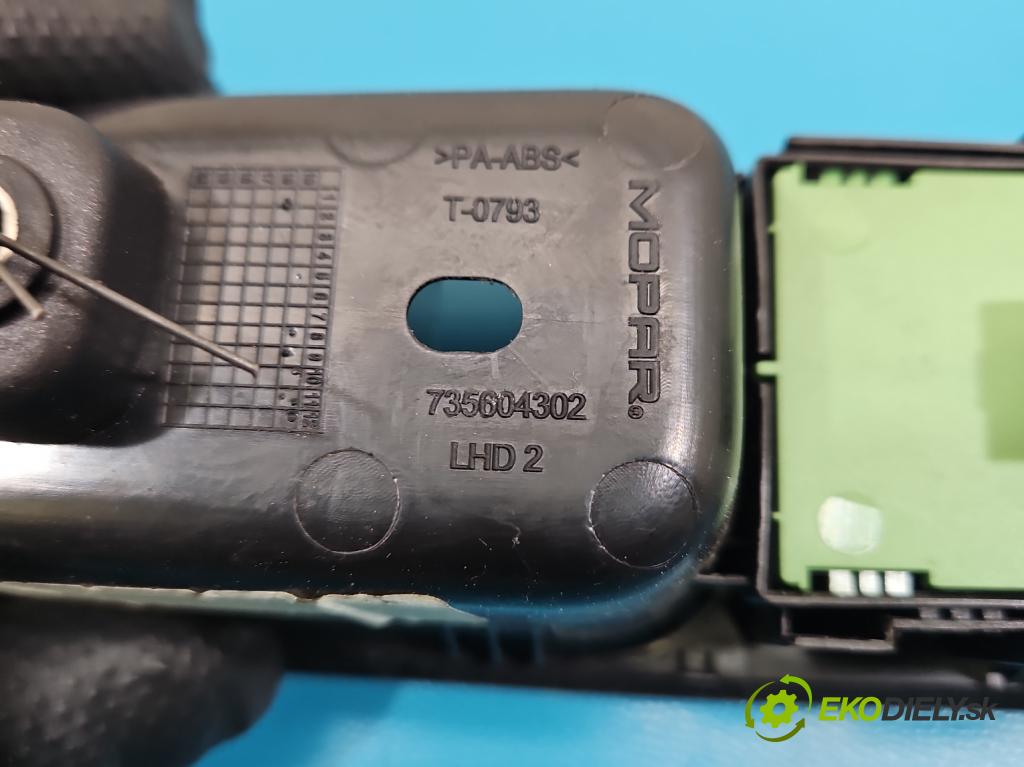 Fiat Tipo II 2015- 1.4 16V 95 HP manual 70 kW 1368 cm3 4- prepínač okien spätných zrkadiel 7356314780E