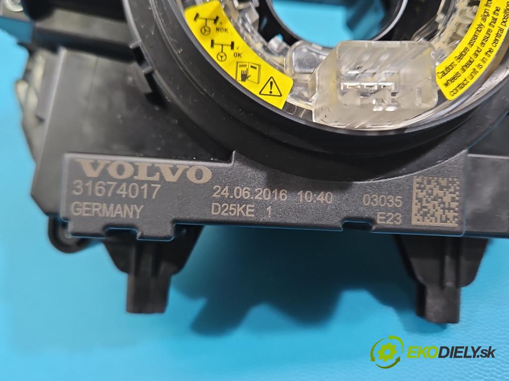 Volvo S90 II 2016- 2.0 T 320KM automatic 235 kW 1969 cm3 4- prepínač komplex: 31674017 (Prepínacie páčky pod volantom)