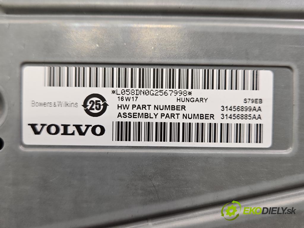 Volvo S90 II 2016- 2.0 T 320KM automatic 235 kW 1969 cm3 4- Zesilovač: 31456899AA (Zesilovač)