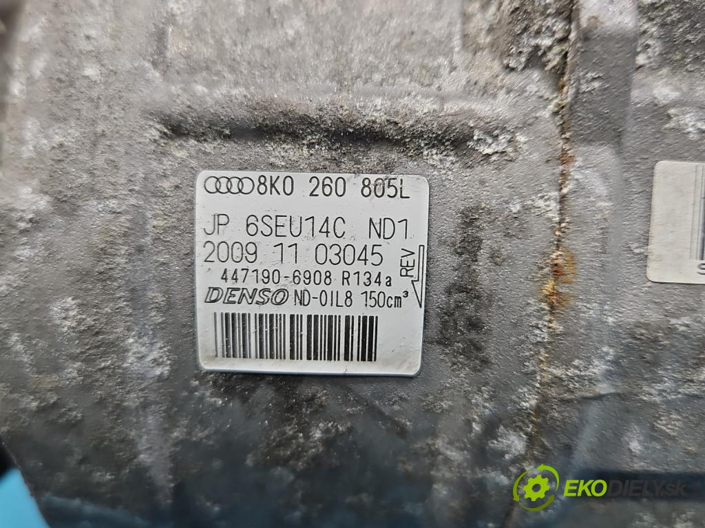 Audi A4 B8 2007-2015 2.0 tdi 136hp manual 100 kW 1968 cm3 4- Kompresor: klíma 8K0260805L (Kompresor klimatizace)