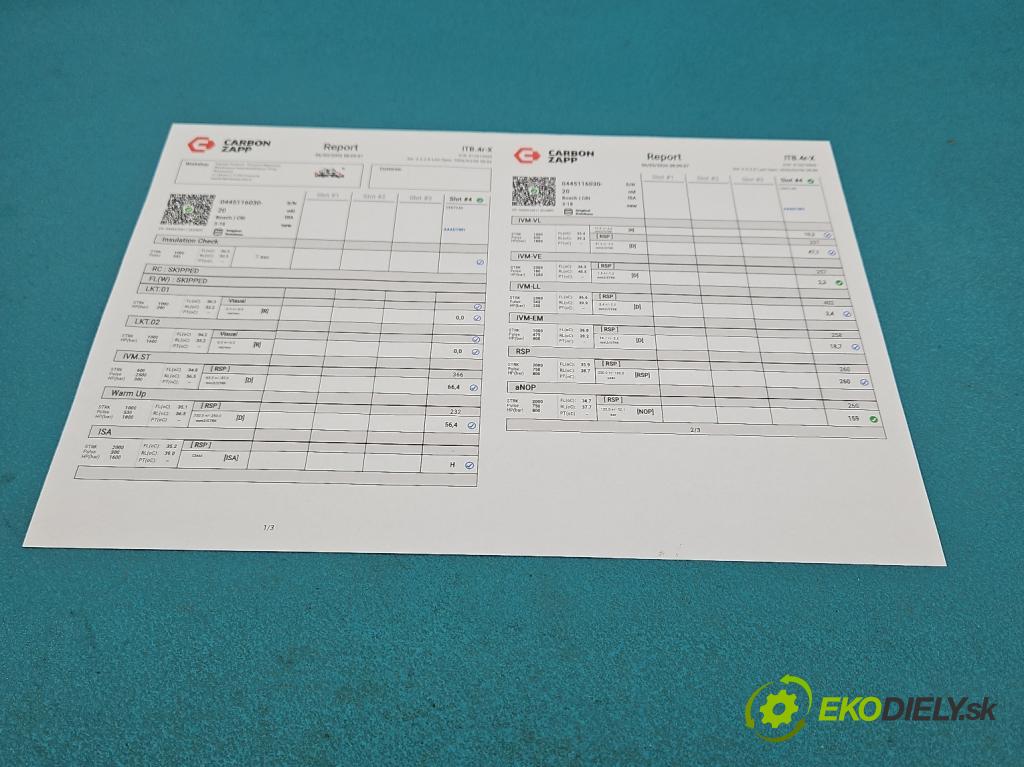 Audi A4 B8 2007-2015 2.0 tdi 136 HP manual 100 kW 1968 cm3 4- vstrek 0445116030 (Vstrekovač paliva)