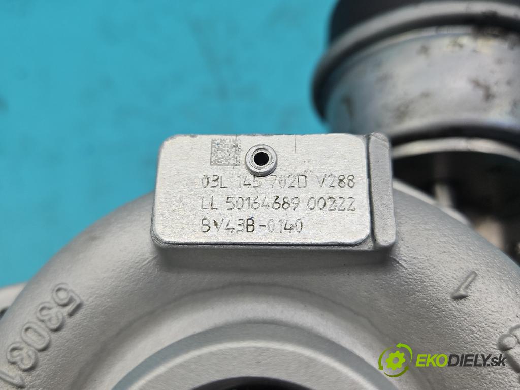 Audi A4 B8 2007-2015 2.0 tdi 136 HP manual 100 kW 1968 cm3 4- turbodúchadlo, turbo repasovaná BV43B-0140