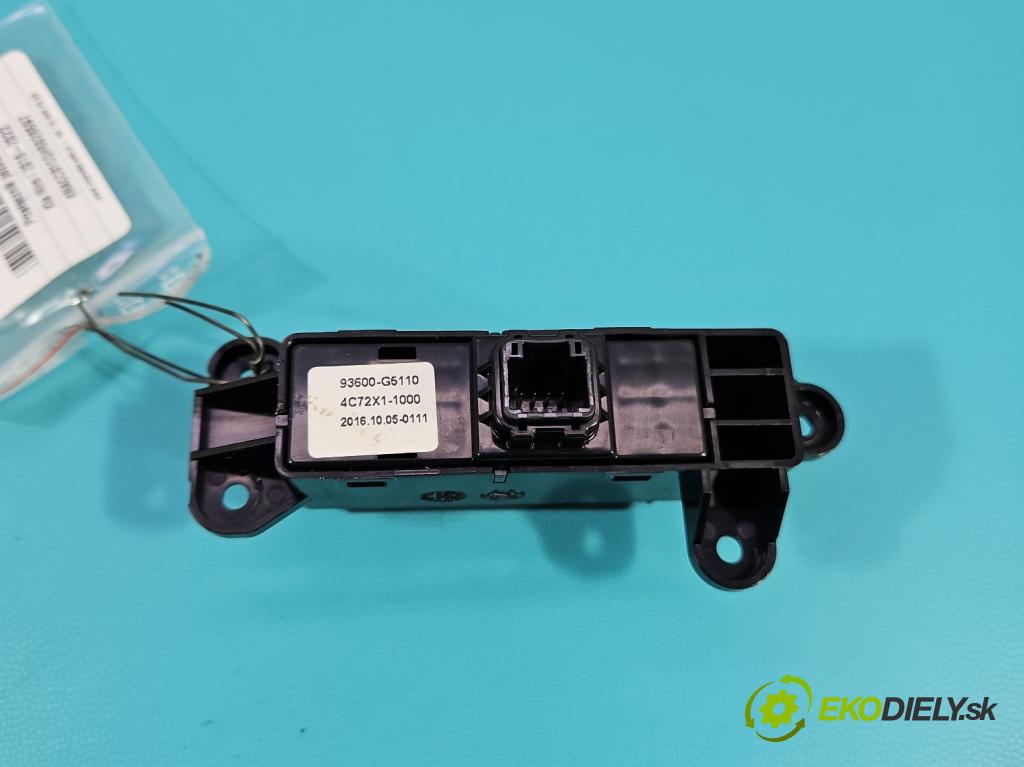 Kia Niro I 2016-2022 1.6 GDI 105 HP automatic 77 kW 1580 cm3 5- prepínač ostatné 93600-G5110