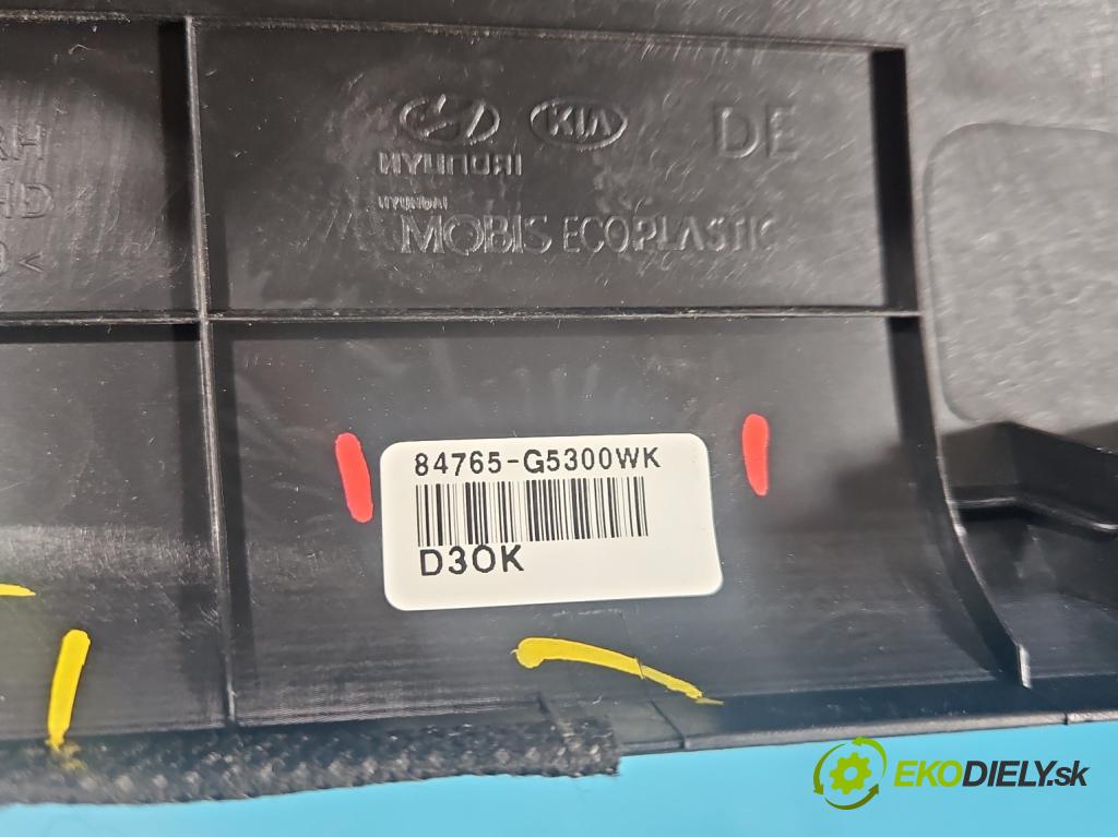 Kia Niro I 2016-2022 1.6 GDI 105 hp automatic 77 kW 1580 cm3 5- kryt plastová 84765-G5300WK