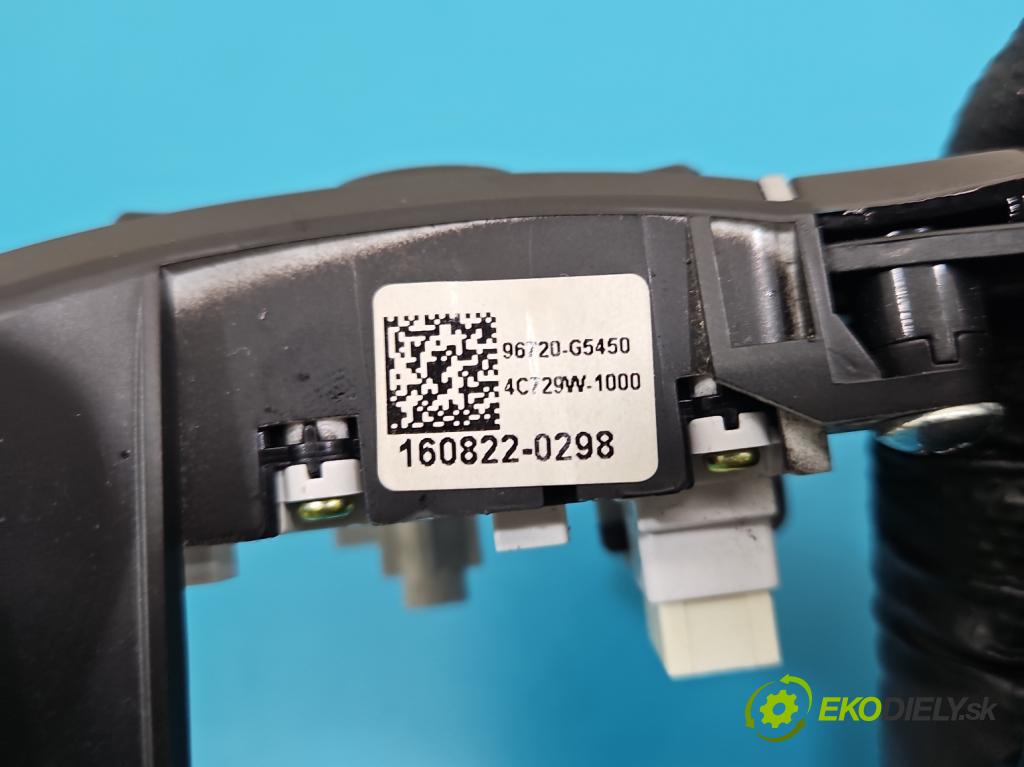 Kia Niro I 2016-2022 1.6 GDI 105 hp automatic 77 kW 1580 cm3 5- Přepínač multifunkční: řízení: 96720-G5450 (Páčky pod volantem)