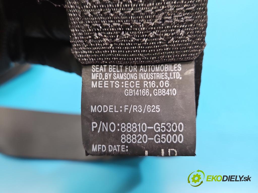 Kia Niro I 2016-2022 1.6 GDI 105 hp automatic 77 kW 1580 cm3 5- stěna bezpečnost přední pravý 88820G5000WK