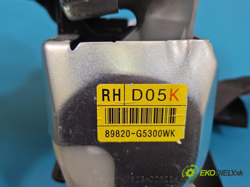 Kia Niro I 2016-2022 1.6 GDI 105 HP automatic 77 kW 1580 cm3 5- pas bezpečnosť: zadné pravý 89820G5300WK