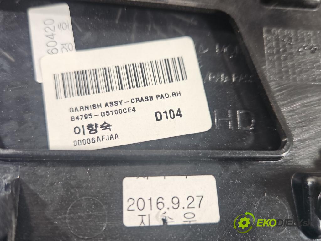 Kia Niro I 2016-2022 1.6 GDI 105 HP automatic 77 kW 1580 cm3 5- lišta ozdobná vnitŕní: 84790-G5100