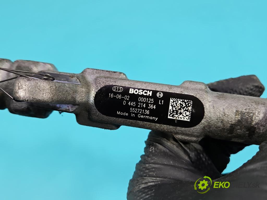 Opel Corsa E 2014-2019 1.3 cdti 75 hp manual 55 kW 1248 cm3 3- lišta vstřikovací 0445214364 (Vstřikovací lišta)