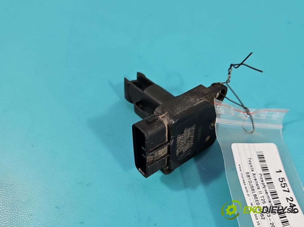 Toyota Avensis II T25 2003-2008 2.0 vvti 147 hp manual 108 kW 1998 cm3 5- váha vzduchu 22204-0J010 (Snímač hmotnosti vzduchu)