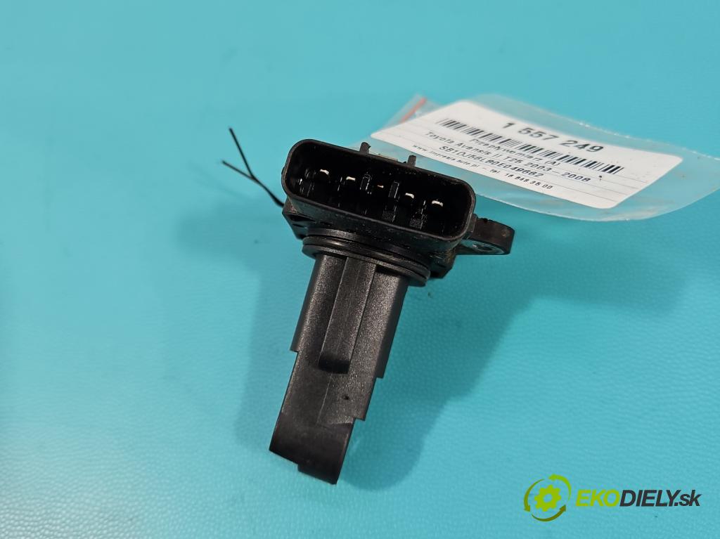 Toyota Avensis II T25 2003-2008 2.0 vvti 147 hp manual 108 kW 1998 cm3 5- váha vzduchu 22204-0J010 (Snímač hmotnosti vzduchu)