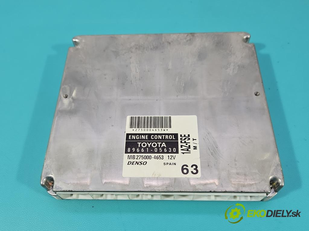 Toyota Avensis II T25 2003-2008 2.0 vvti 147 hp manual 108 kW 1998 cm3 5- řídící jednotka motoru 89661-05630