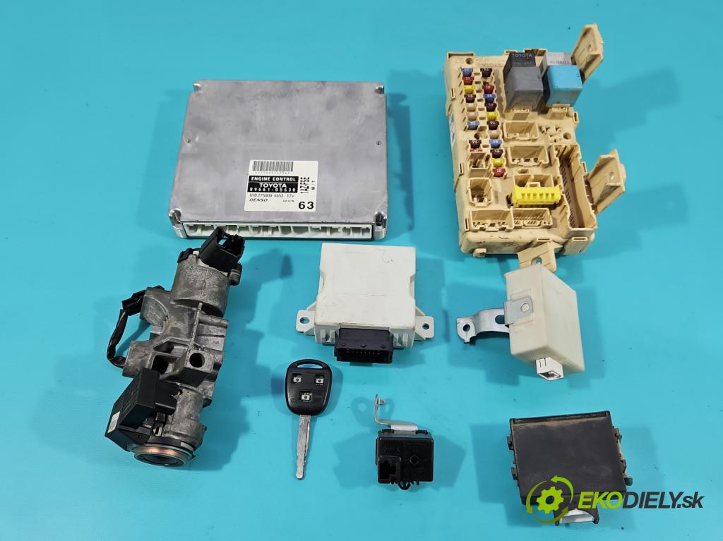 Toyota Avensis II T25 2003-2008 2.0 vvti 147 hp manual 108 kW 1998 cm3 5- řídící jednotka motoru 89661-05630