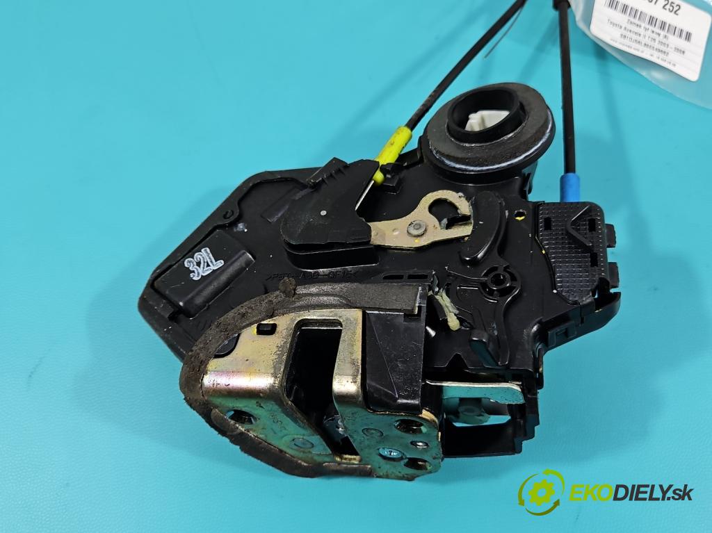 Toyota Avensis II T25 2003-2008 2.0 vvti 147 hp manual 108 kW 1998 cm3 5- zámek zadní levý