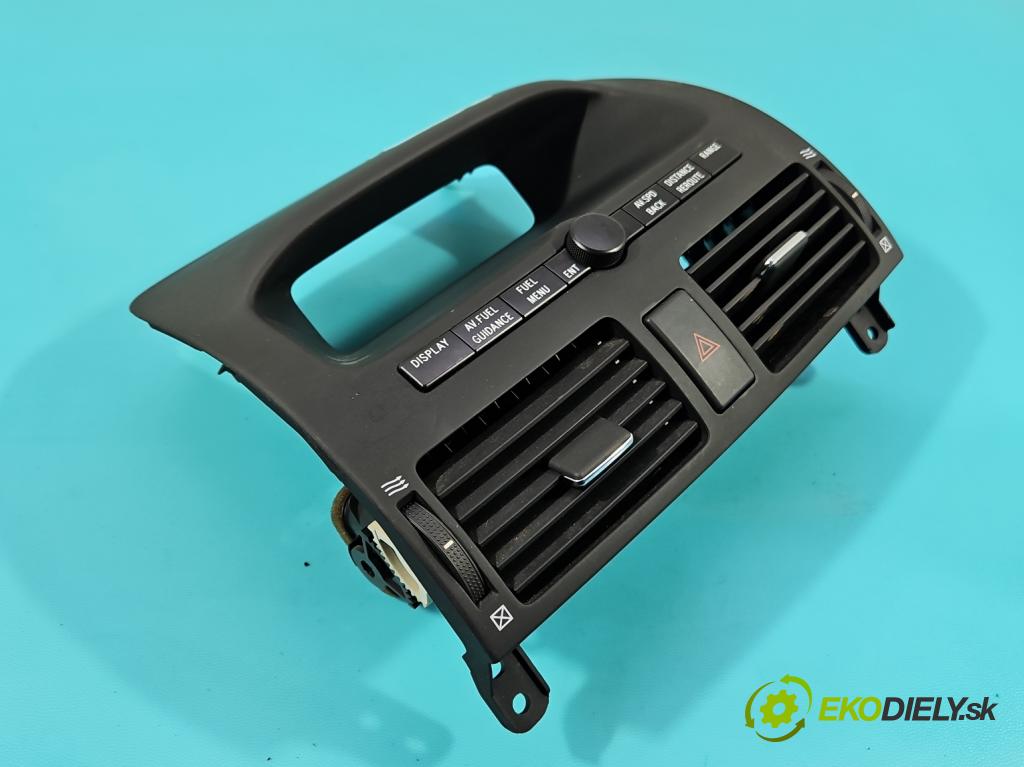 Toyota Avensis II T25 2003-2008 2.0 vvti 147 hp manual 108 kW 1998 cm3 5- Mřížka: topení medián:  (Mřížka topení)