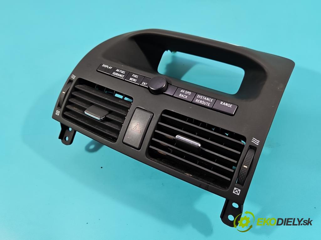 Toyota Avensis II T25 2003-2008 2.0 vvti 147 hp manual 108 kW 1998 cm3 5- Mřížka: topení medián:  (Mřížka topení)