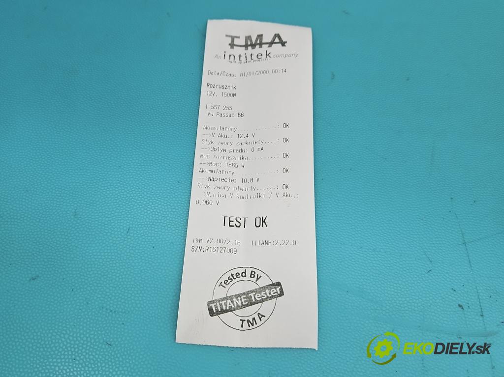 Vw Passat B6 2005-2010 2.0 tdi 170 hp automatic 125 kW 1968 cm3 4- startér:  (Startér)