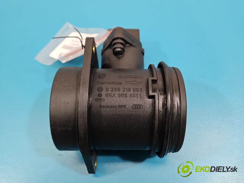 Vw Passat B5 1995-2005 1.8 T 150 HP manual 110 kW 1781 cm3 4- průtokoměr: 0280218063 (Váha vzduchu)