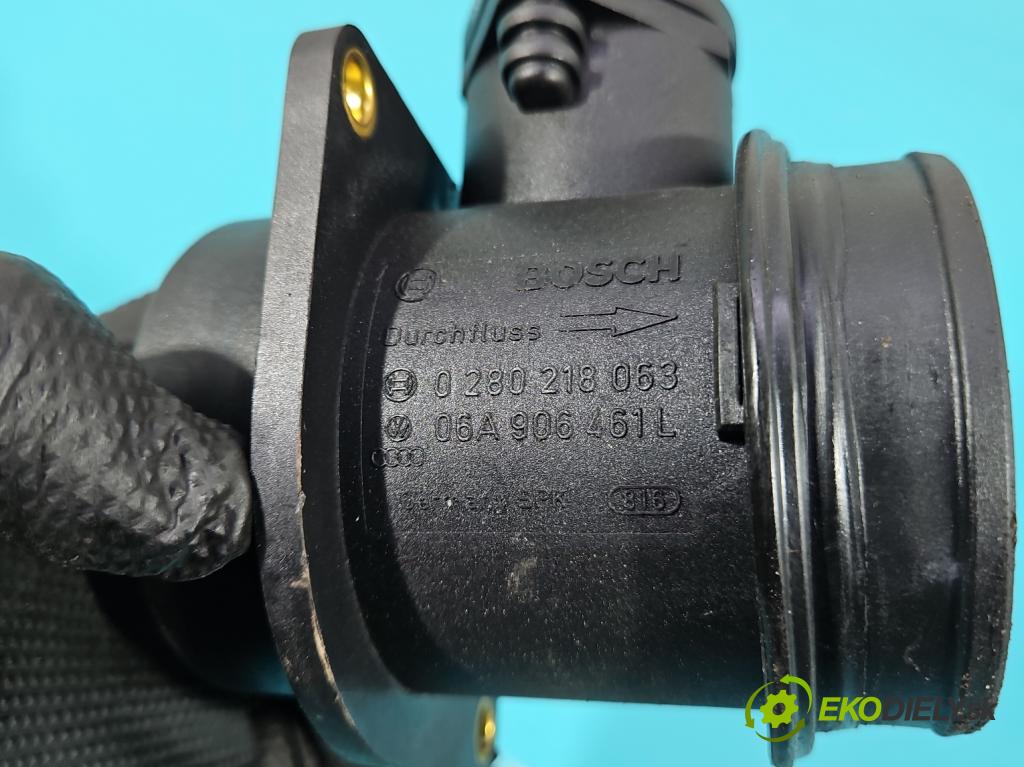 Audi A6 C5 1997-2004 1.8 T 150 HP manual 110 kW 1781 cm3 4- průtokoměr: 0280218063 (Váha vzduchu)