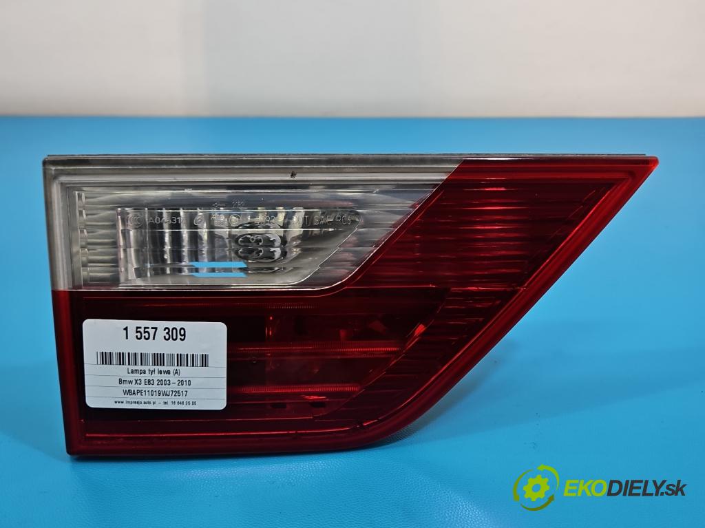 Bmw X3 E83 2003-2010 2.0d 177 HP manual 130 kW 1995 cm3 5- svetlo / reflektor zadné ľavé 7162213 (Kľučka dverí ostatné)