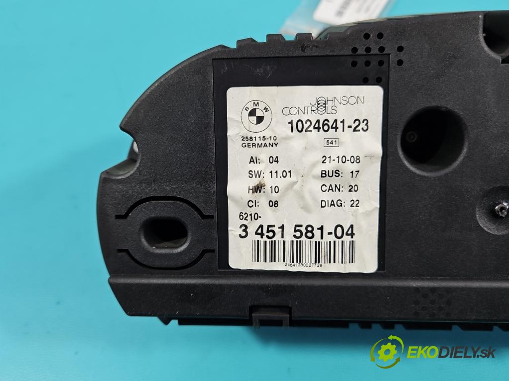 Bmw X3 E83 2003-2010 2.0d 177 hp manual 130 kW 1995 cm3 5- Přístrojová deska 3451581 (Přístrojová deska)