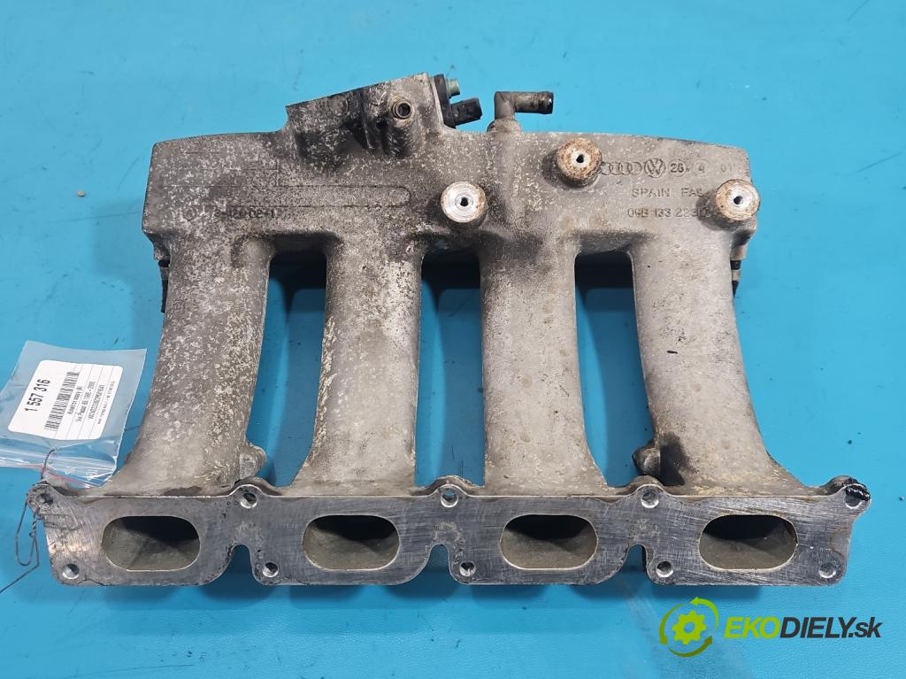 Vw Passat B5 1995-2005 1.8 T 150 HP manual 110 kW 1781 cm3 4- zvod nasávací 06B133223D (Sacie potrubie)