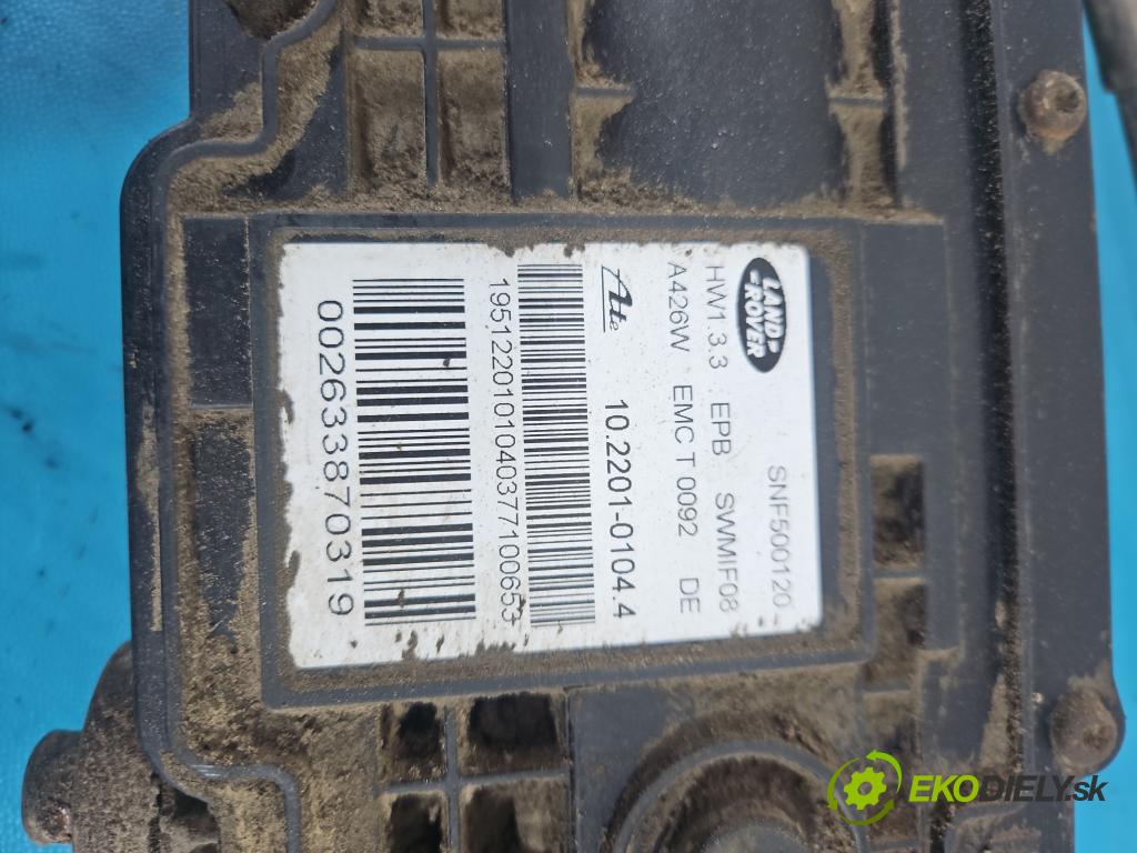 Land rover Range Rover sport I L320 3.6 TD V8 272 hp automatic 200 kW 3628 cm3 5- brzda manuál: elektrický: 0263387031 (Ruční brzda)