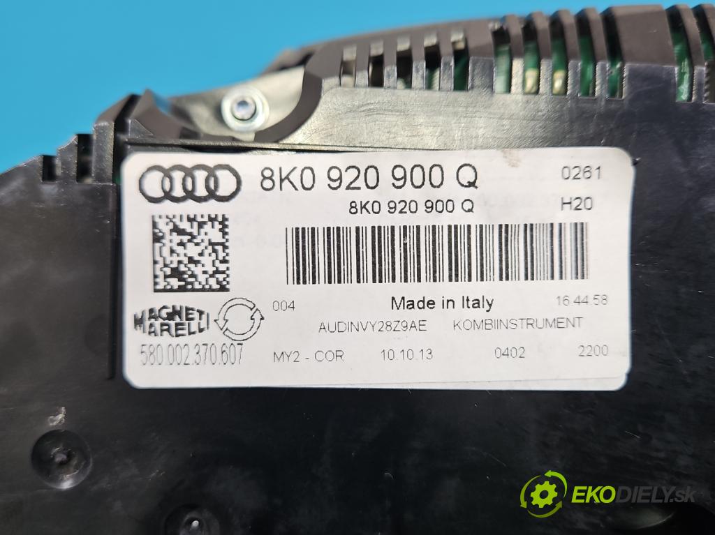 Audi A4 B8 2007-2015 2.0 tdi 143 hp manual 105 kW 1968 cm3 5- Přístrojová deska 8K0920900Q (Přístrojová deska)