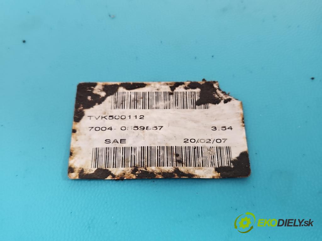 Land rover Range Rover sport I L320 3.6 TD V8 272 HP automatic 200 kW 3628 cm3 5- Most: zadní: R319NC