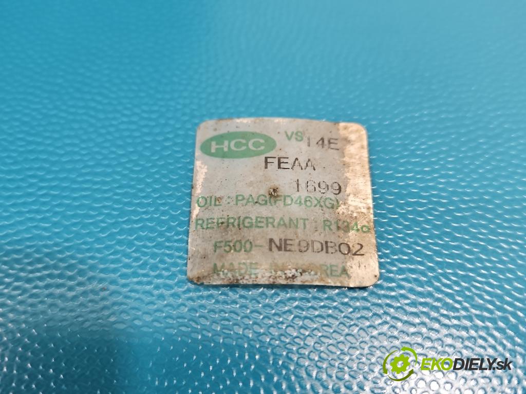 Kia Sportage III 2010-2015 2.0 crdi 136hp automatic 100 kW 1995 cm3 5- Kompresor: klíma F500-NE9DB02 (Kompresor klimatizace)