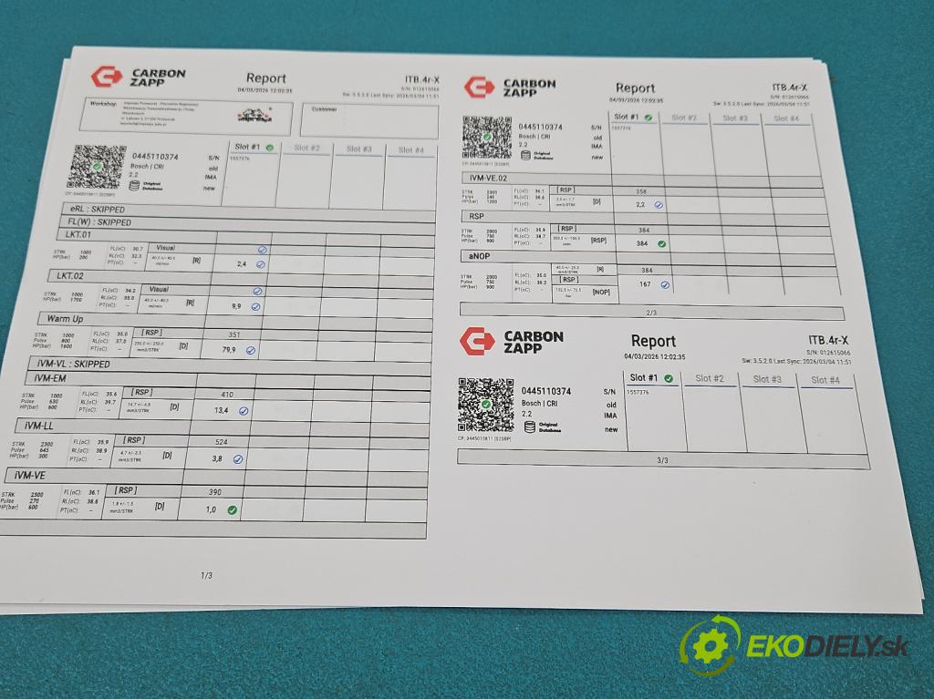 Kia Sportage III 2010-2015 2.0 crdi 136hp automatic 100 kW 1995 cm3 5- vstřikovač 0445110374 (Vstřikovač paliva)