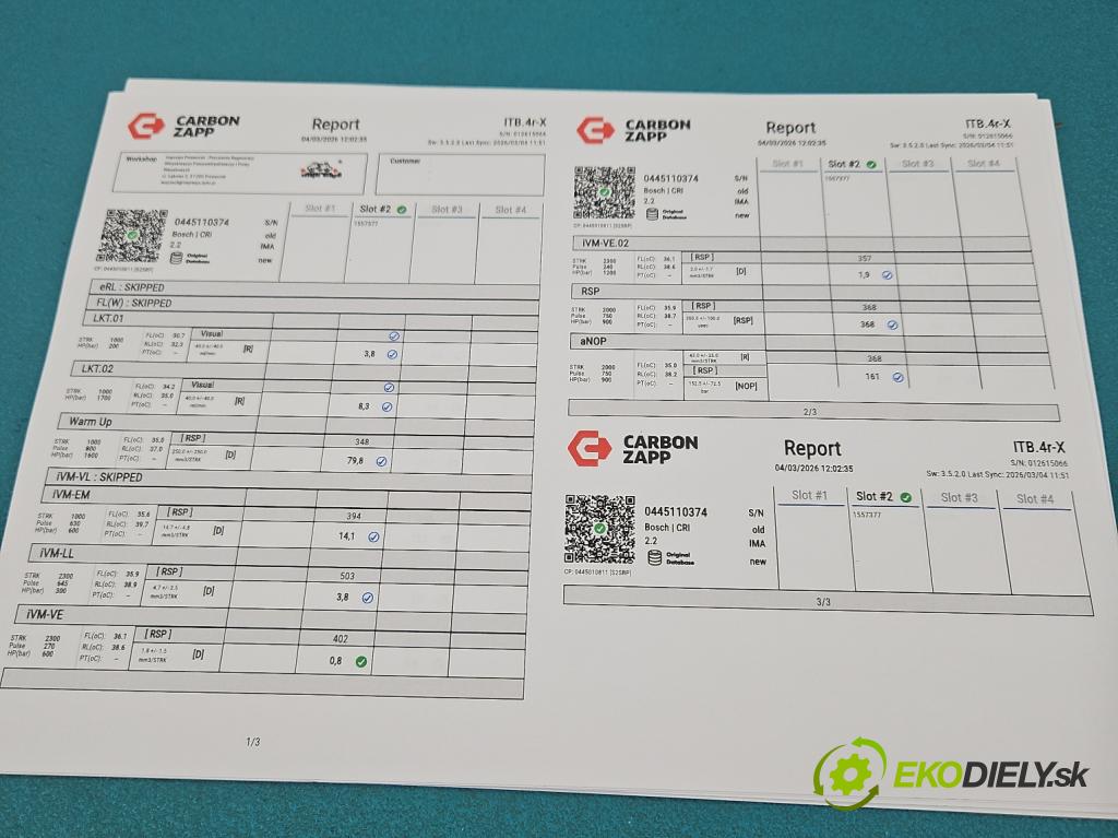 Kia Sportage III 2010-2015 2.0 crdi 136hp automatic 100 kW 1995 cm3 5- vstřikovač 0445110374 (Vstřikovač paliva)