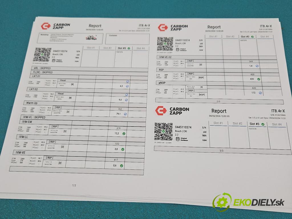 Kia Sportage III 2010-2015 2.0 crdi 136hp automatic 100 kW 1995 cm3 5- vstřikovač 0445110374 (Vstřikovač paliva)