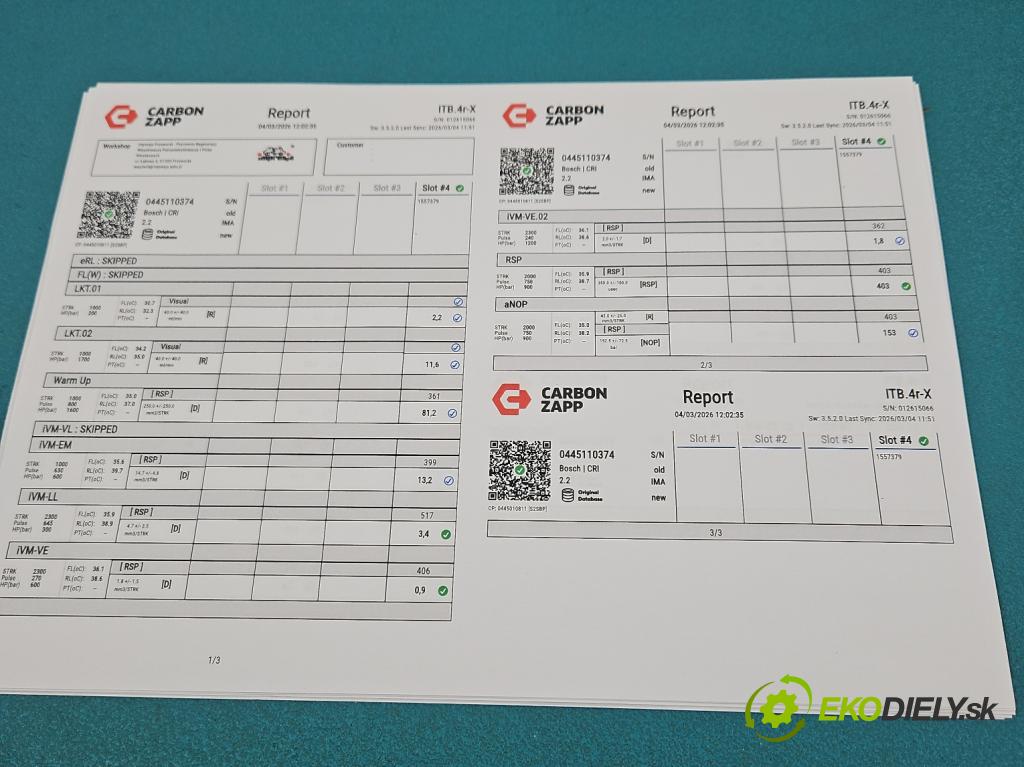 Kia Sportage III 2010-2015 2.0 crdi 136hp automatic 100 kW 1995 cm3 5- vstřikovač 0445110374 (Vstřikovač paliva)