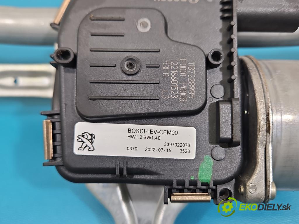 Peugeot 3008 II 2016-2023 1.5 hdi 131 hp automatic 96 kW 1499 cm3 5- motor stěračů přední 3397022076