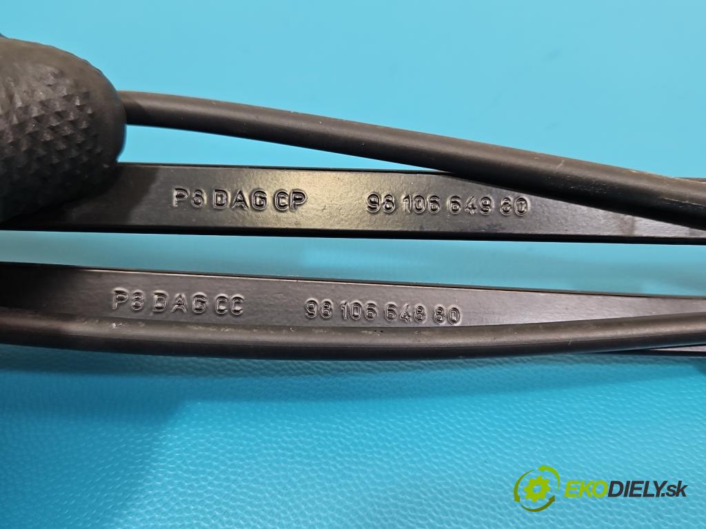 Peugeot 3008 II 2016-2023 1.5 hdi 131 hp automatic 96 kW 1499 cm3 5- rameno stěrače přední komplet 9810664980