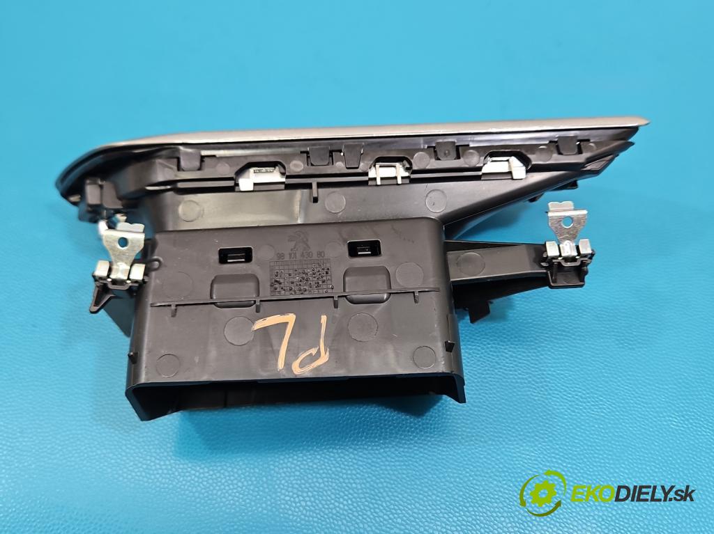 Peugeot 3008 II 2016-2023 1.5 hdi 131 HP automatic 96 kW 1499 cm3 5- Mřížka: kúrenia ostatné 9810143080