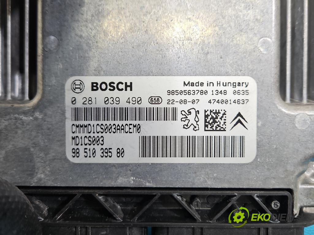 Peugeot 3008 II 2016-2023 1.5 hdi 131 HP automatic 96 kW 1499 cm3 5- riadiaca jednotka motora 0281039490