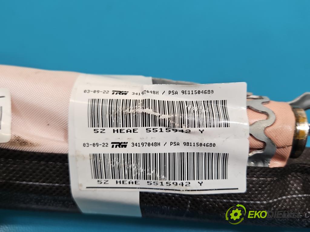 Peugeot 3008 II 2016-2023 1.5 hdi 131 hp automatic 96 kW 1499 cm3 5- Záclona: levé 9811504680