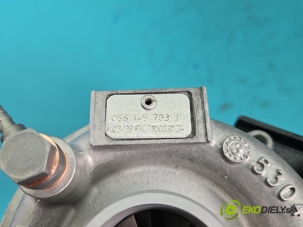 Vw Passat B5 1995-2005 1.8 T 150 HP manual 110 kW 1781 cm3 4- turbodúchadlo, turbo repasovaná K03-029