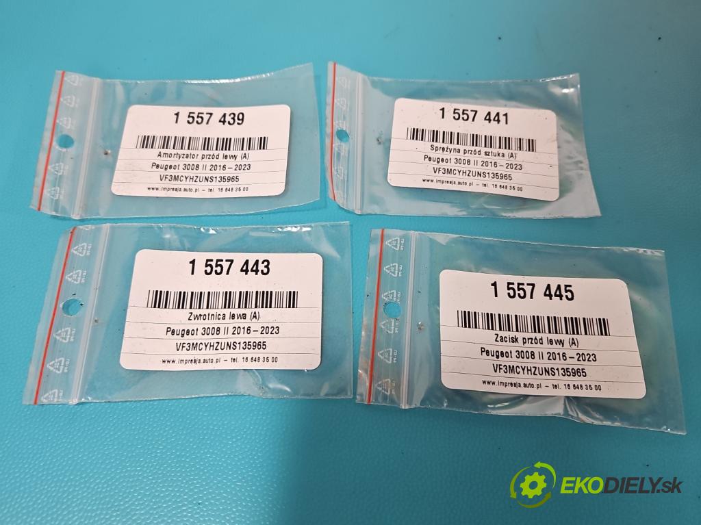 Peugeot 3008 II 2016-2023 1.5 hdi 131 HP automatic 96 kW 1499 cm3 5- tlmič predné ľavý 9819718680 (Kľučka dverí ostatné)