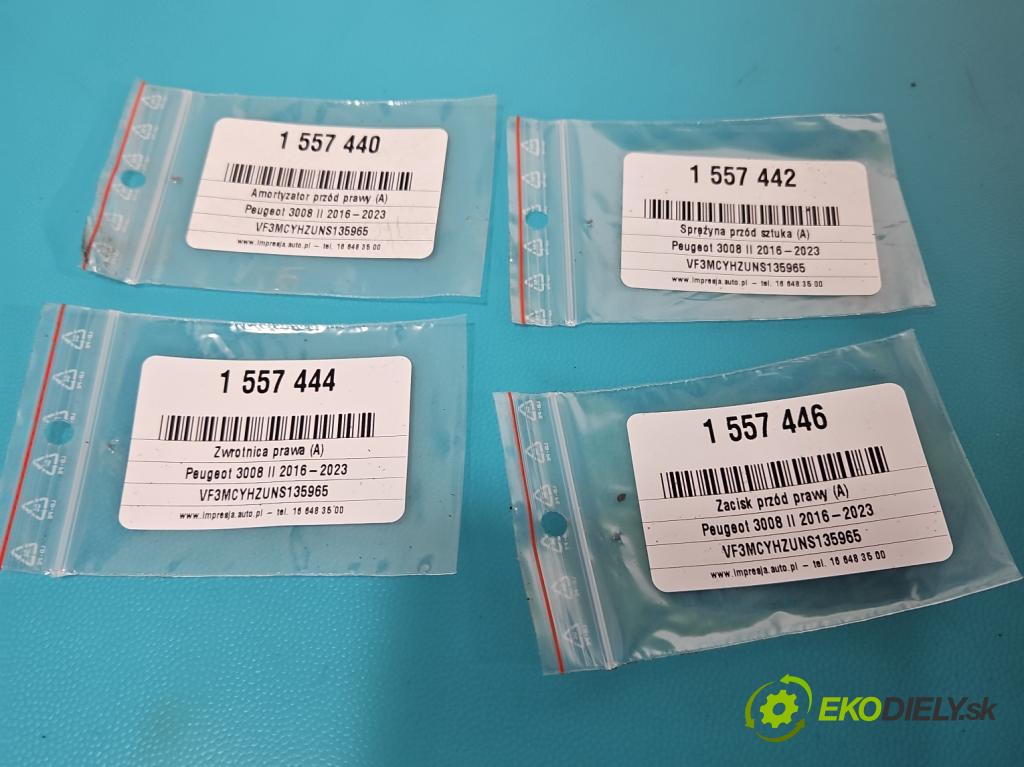 Peugeot 3008 II 2016-2023 1.5 hdi 131 hp automatic 96 kW 1499 cm3 5- náboj pravé  (Náboj kola)